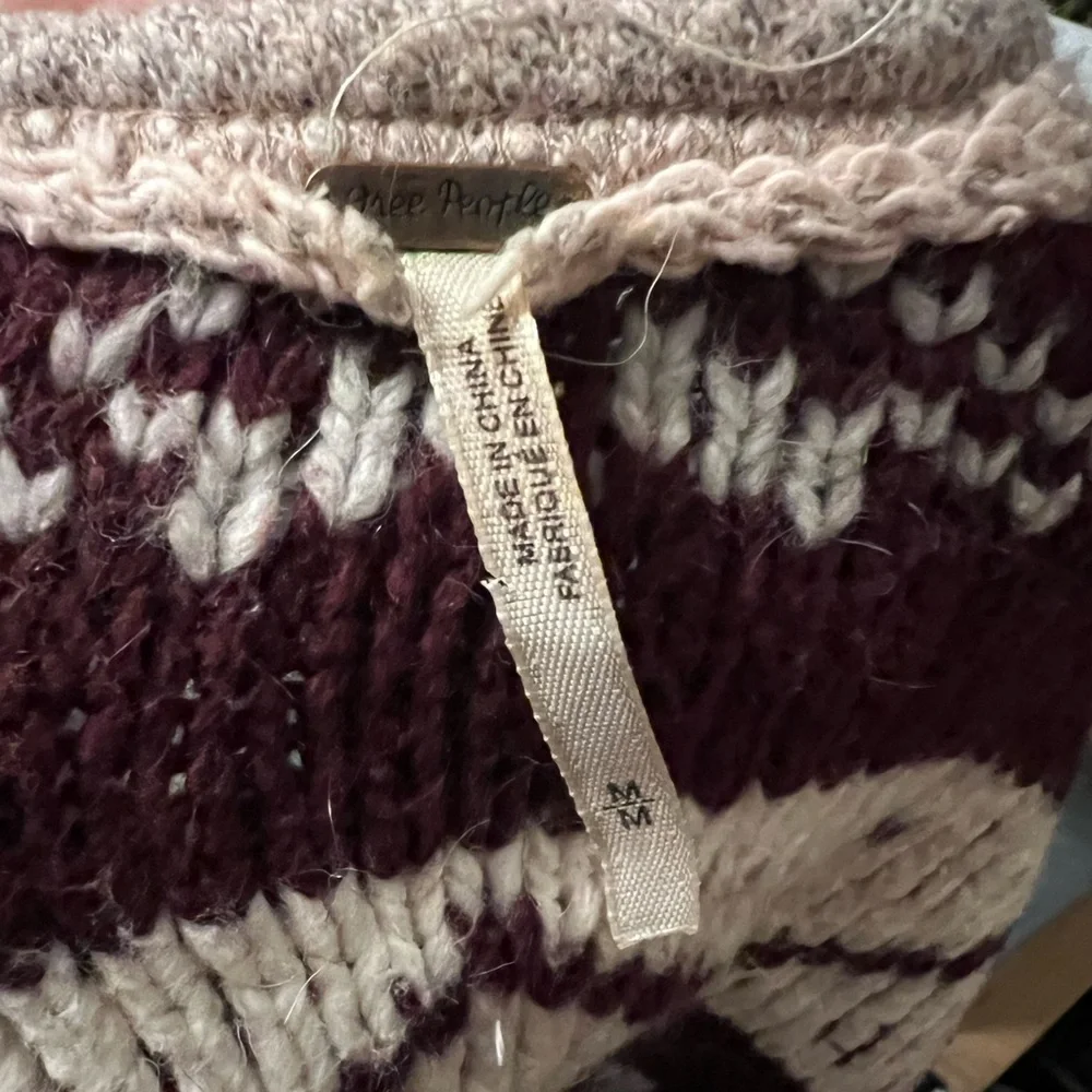❄️ Free People “Snow Angel” Sweater (Size M)